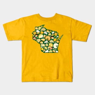 All the Wisconsin Cheese Please Kids T-Shirt